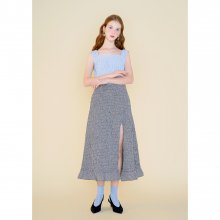 check smocking dress (bl)