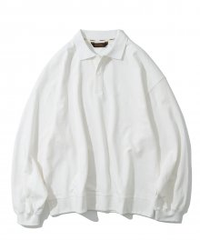 collar long sleeve off white