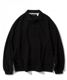 collar long sleeve black