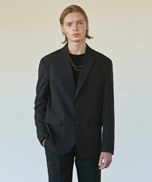 TR Tailor Single Blazer_Black