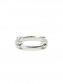 Crossed Chain Ring in Silver_VX0SX0480