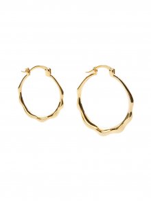 Unbalance Ring Earrings in Gold_VX0SX0530