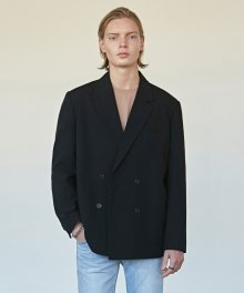 Double Breasted Blazer_Black