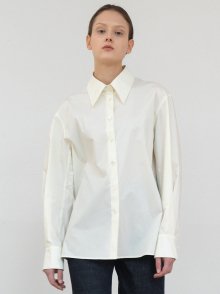 big collar shirts (cream)