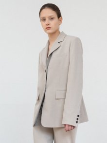 single standard jacket (beige)