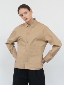 cotton pocket jacket (beige)