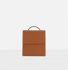 Flap medium satchel bag Creamy Tan