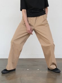 wrap wide pants (beige)
