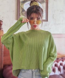 COLORFUL BASIC KNIT / LIME