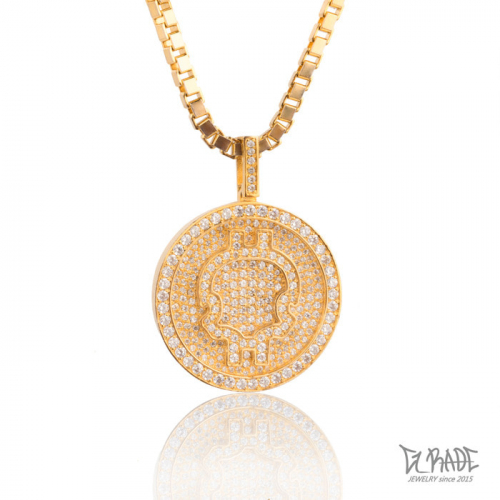 지레이드(G_RADE) G_it Coin Gem Necklace - 480,000 | 무신사 스토어