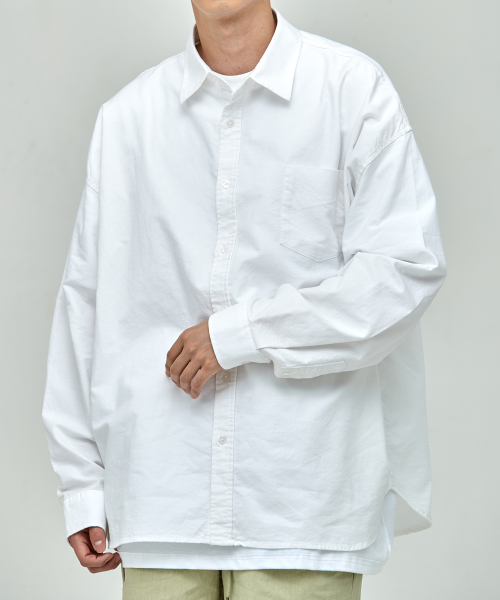 Оверрубашка из плотного оксфорда (White)