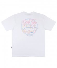 Surf Trip 오버핏 반팔 티셔츠 AS715 (white)