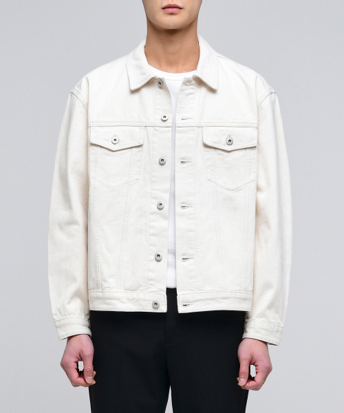 RELAXED DENIM TRUCKER куртка [CREAM]
