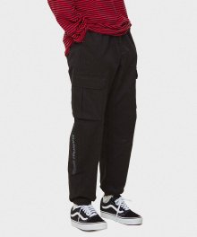 Solid Cargo Pants BK