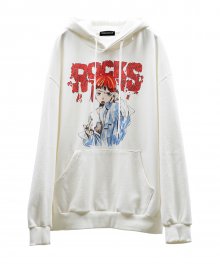 Riot grrrl Hoodie - White