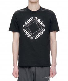 로고 CBE 티셔츠 - 블랙 / FM6247