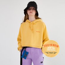 Crop Oversized Hoodie [Yellow]