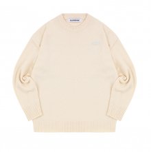 WAPPEN ROUND KNIT SWEATER_IVORY