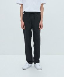 DOUBLE POCKET RELAXED TROUSERS-BLACK