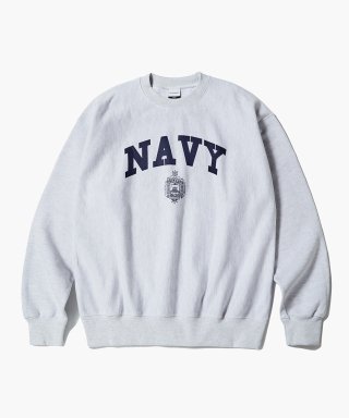 아웃스탠딩(OUTSTANDING) V.S.C SWEAT(NAVY)_1%MELANGE GRAY 상품 이미지