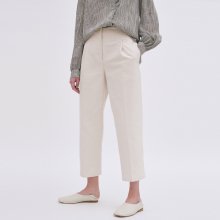 cotton structured pants (ecru)