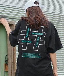 [UNISEX] HASHTAG OVER T_BLACK