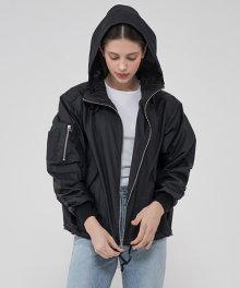 Ladyvolume wind breaker_black