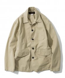 coverall jacket beige