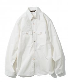 pocket work shirts off white