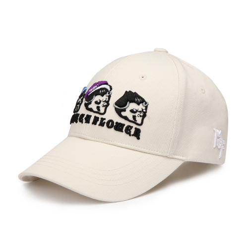 몽키플라워(monkeyflower) 공용 몽키트리오 볼캡 MS0ACP04U BEIGE
