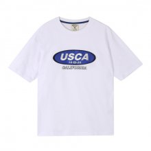 레트로 US 패치 티셔츠 [화이트] / WHRAA2311U