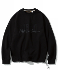 20ss UxM 1980 sweatshirts black