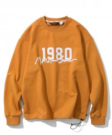 20ss UxM 1980 sweatshirts orange