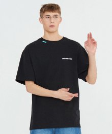 20SS 에센셜 로고 티셔츠 - 블랙