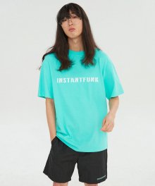 빈티지 로고 티셔츠 - 민트