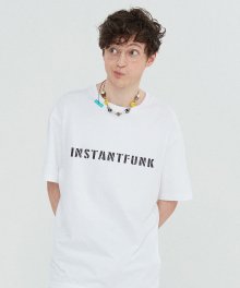 20SS 빈티지 로고 티셔츠 - 화이트