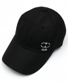 LOGO EMBROIDERY CAP-블랙