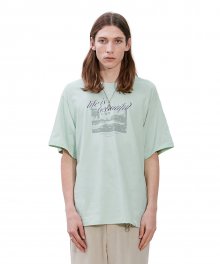 LAPILI BAY GRAPHIC TEE mint