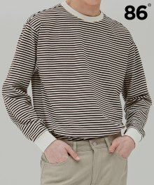 2809 Stripe t-shirt (BROWN)