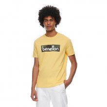 T-shirt with Benetton print_3096J14H0910