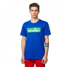 T-shirt with Benetton print_3096J14H0914