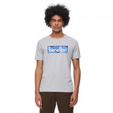 T-shirt with Benetton print_3096J14H0905
