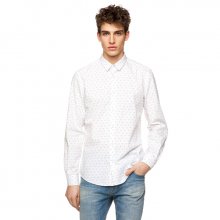 Slim fit shirts with allover pattern_5JU95QJB885V