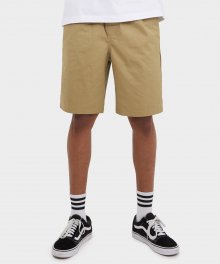 Cotton Shorts - D/BEIGE