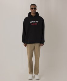 Leave Me Alone Slogan Hoodie