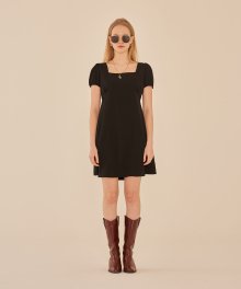 CASUAL MINI DRESS (BLACK)