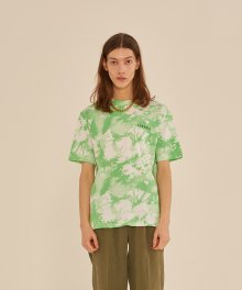 TIE-DYE LOGO T-SHIRT (GREEN)