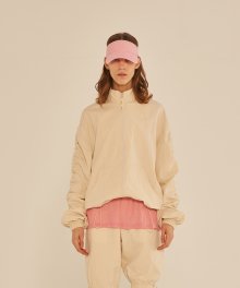 SHIRRING SETUP WIND BREAKER (IVORY)