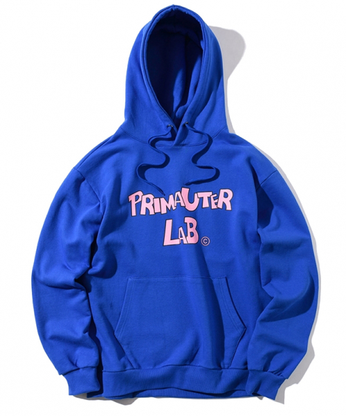 프리마우터(PRIMAUTER) PM ARTWORK LOGO HOODIE (Blue) - 67,000 | 무신사 스토어