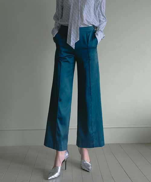 Satin Wide Trouser